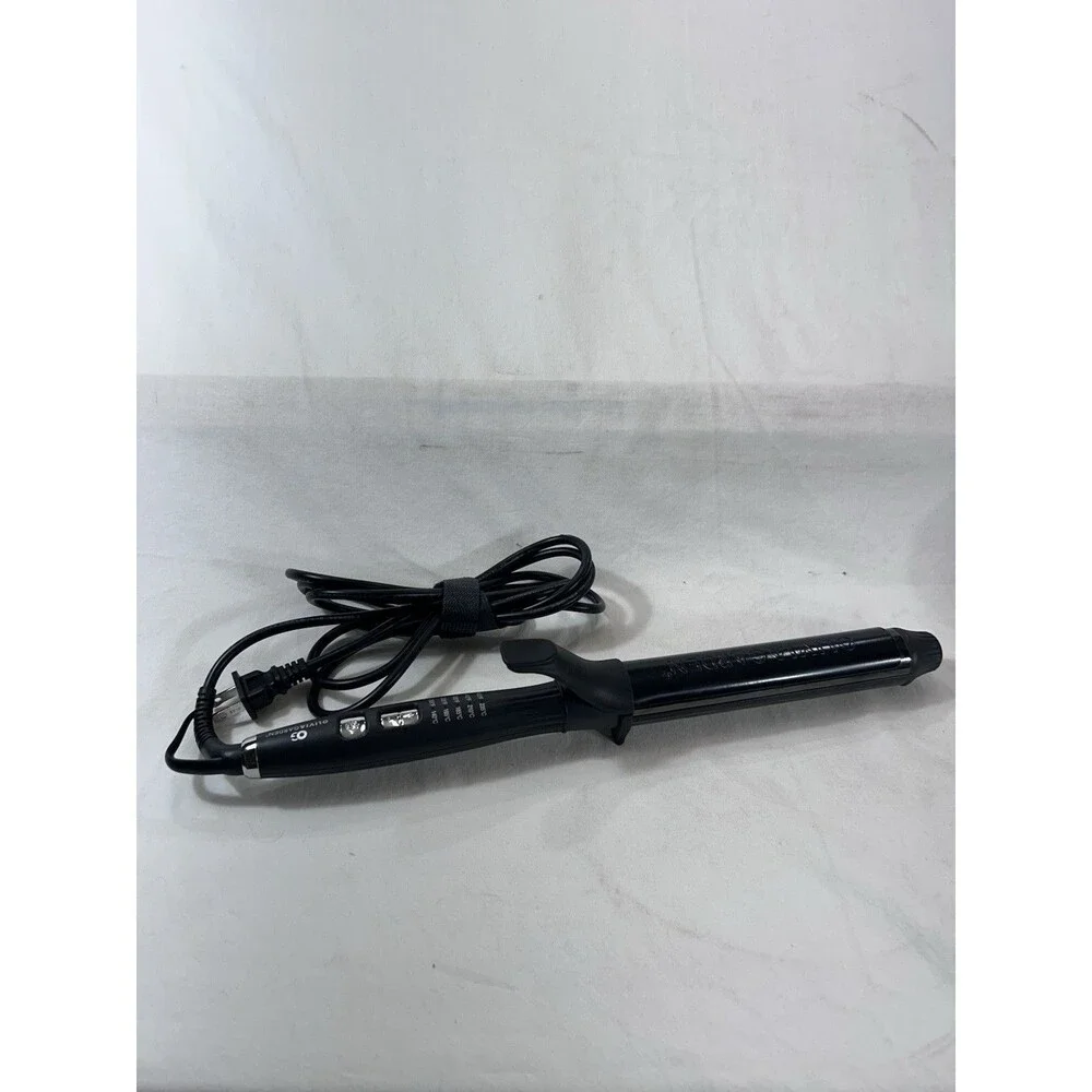 Olivia Garden Titanium+Ion Pro Curling Iron Black 5” Barrel 285-455 F Swivel